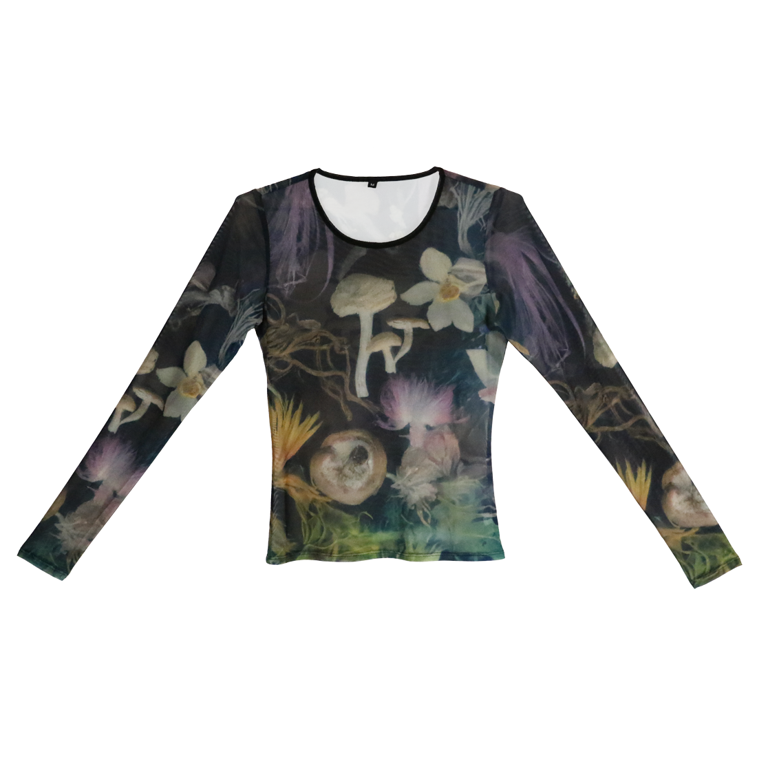 Transparent 2024 floral top