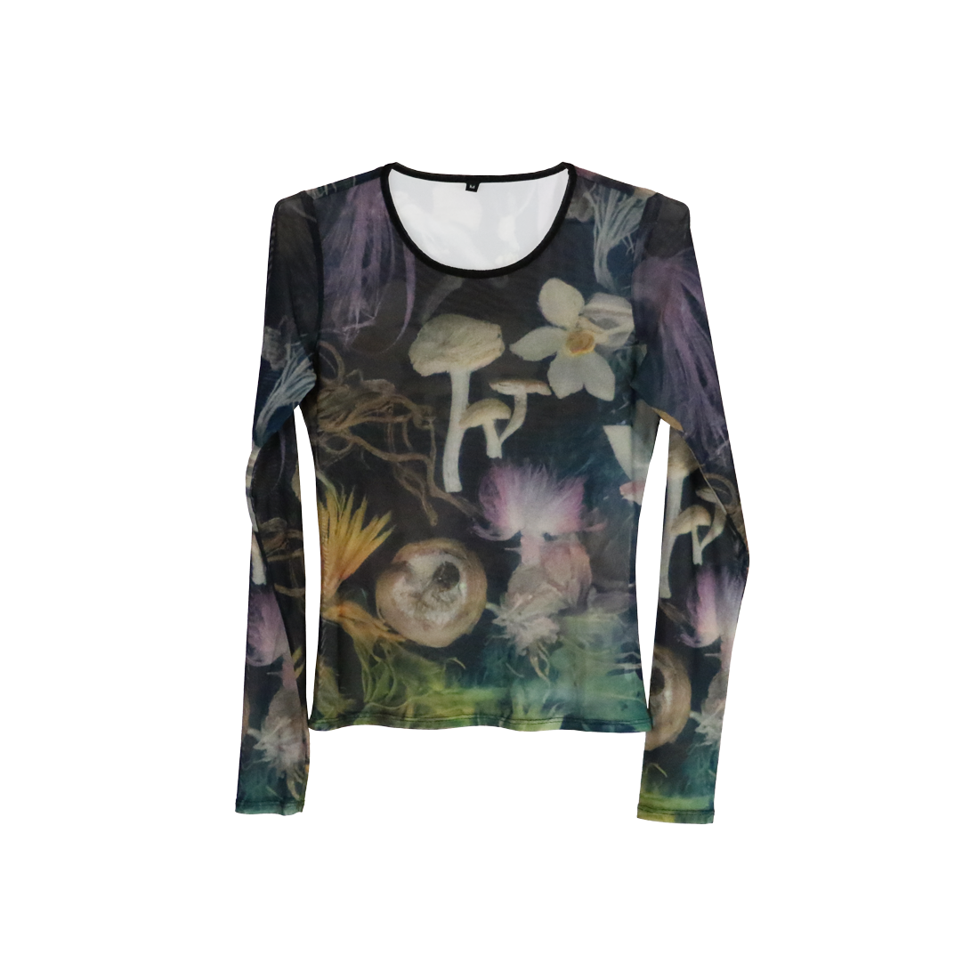 Floral Mesh Top