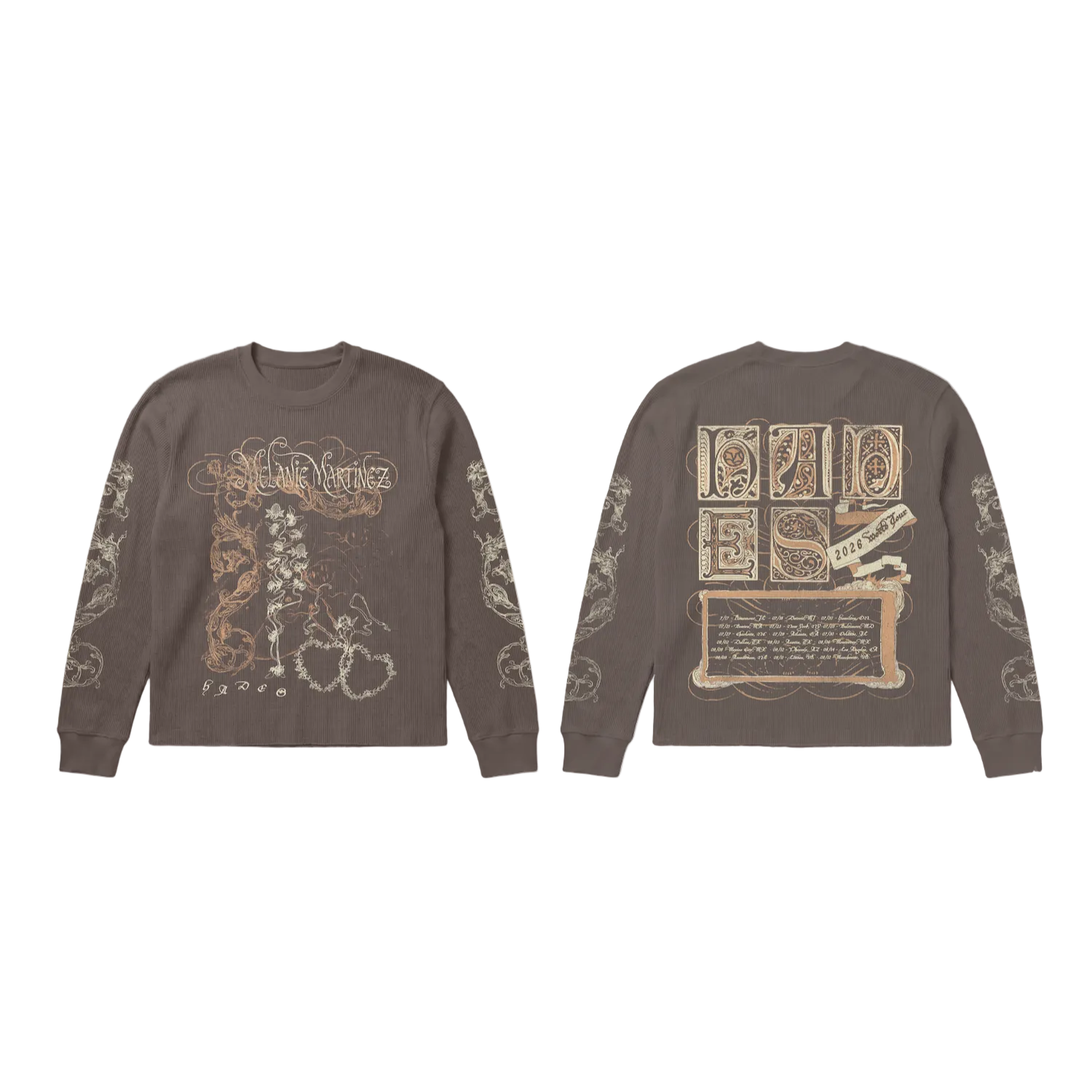 Storybook Brown Thermal Long Sleeve – Melanie Martinez
