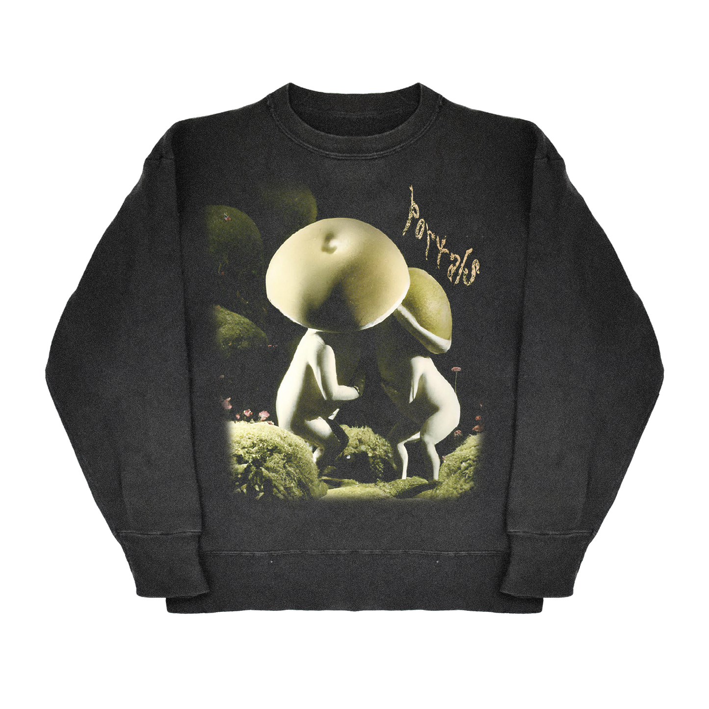 MUSHROOM KISSING CREWNECK