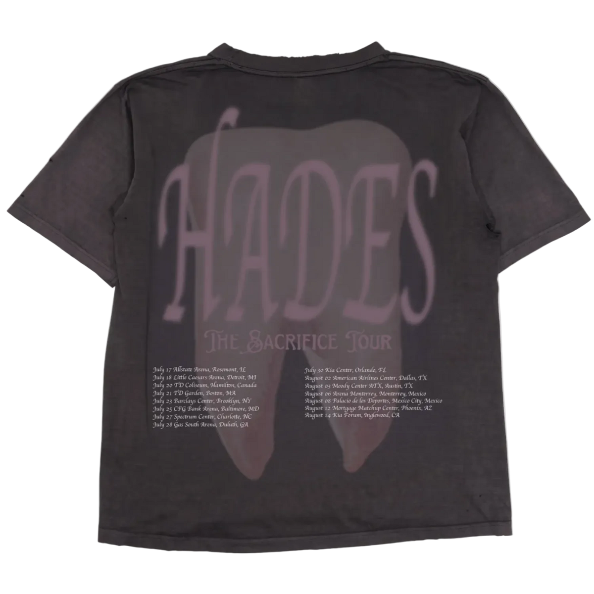 Circle vintage black US tour tee