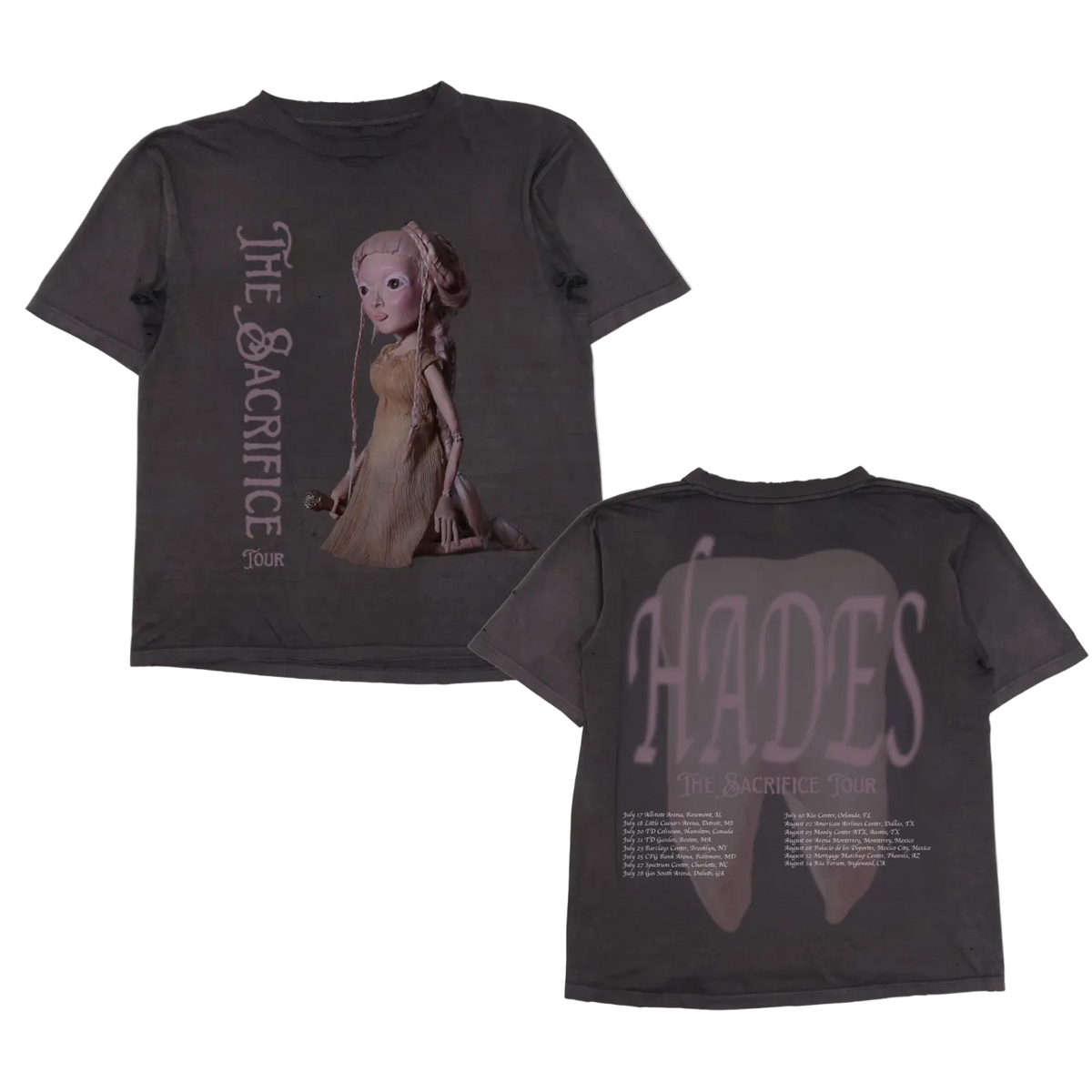 Circle vintage black US tour tee