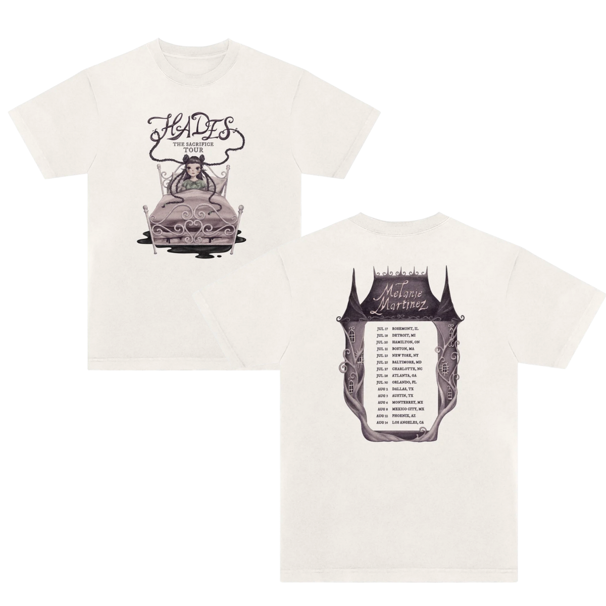 Hades US Tour white tee