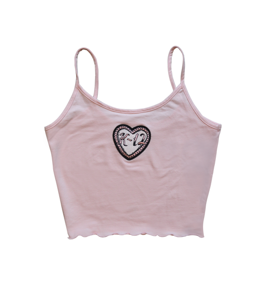 K-12 Embroidered Cami Tank Top