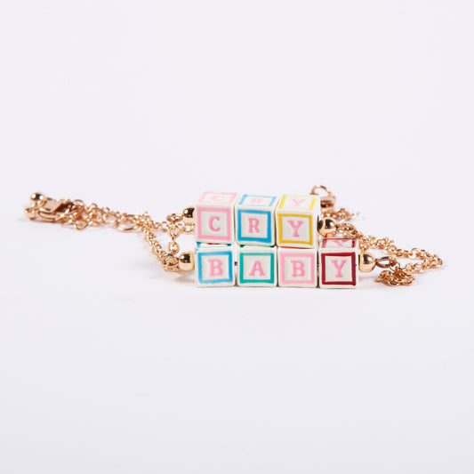Cry Baby Blocks Bracelet